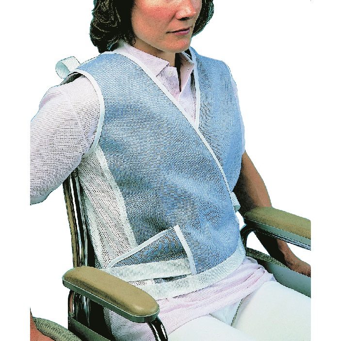 Gilet de maintien pour fauteuil et lit