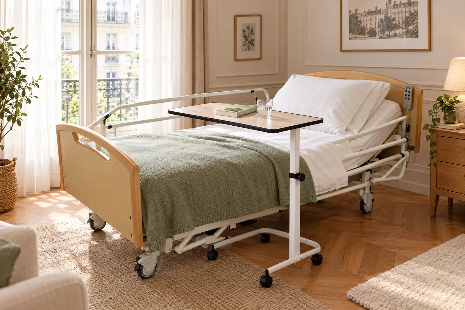 Lit médicalisé à domicile