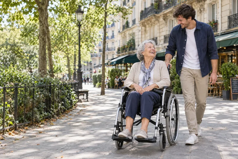 Fauteuil roulant et aide à la marche